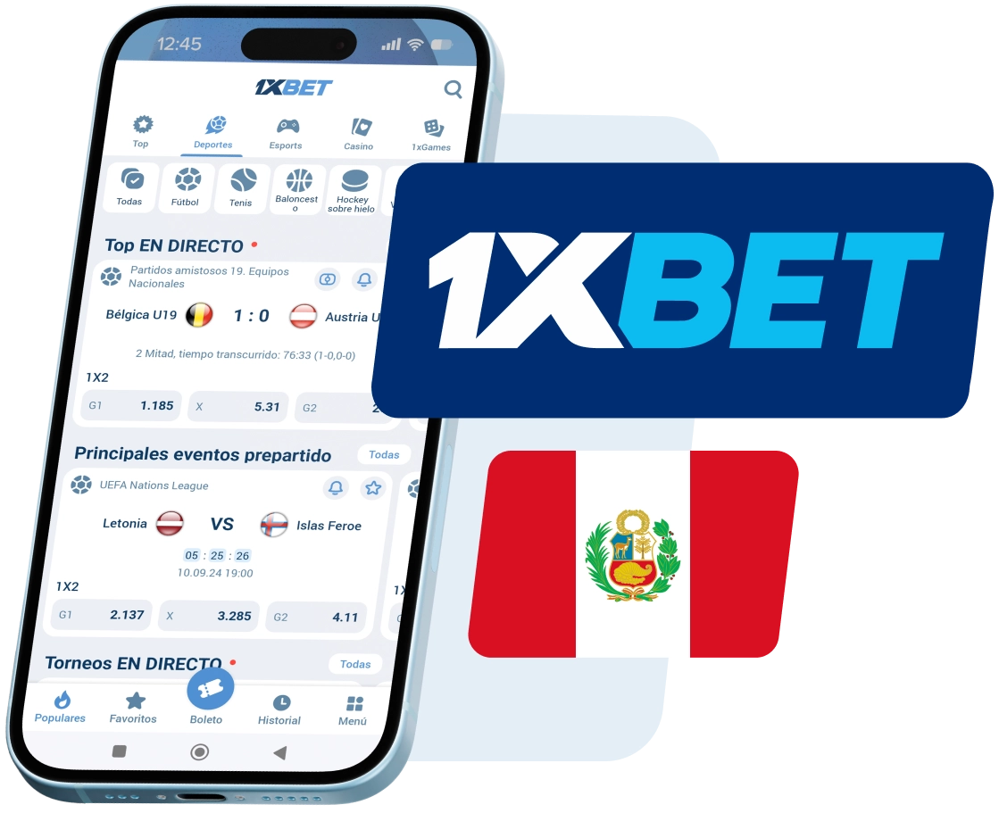 1xbet APP Peru